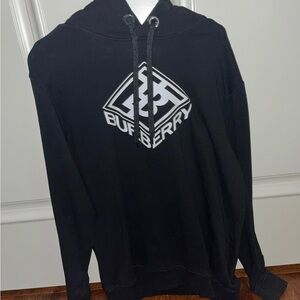Burberry Black Hoodie with Logo